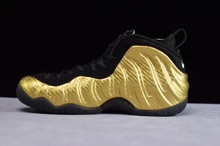 Nike Air Foamposite Pro Metallic Gold Black mens 624041-701 0123