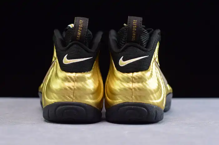 Nike Air Foamposite Pro Metallic Gold Black mens 624041-701 0123