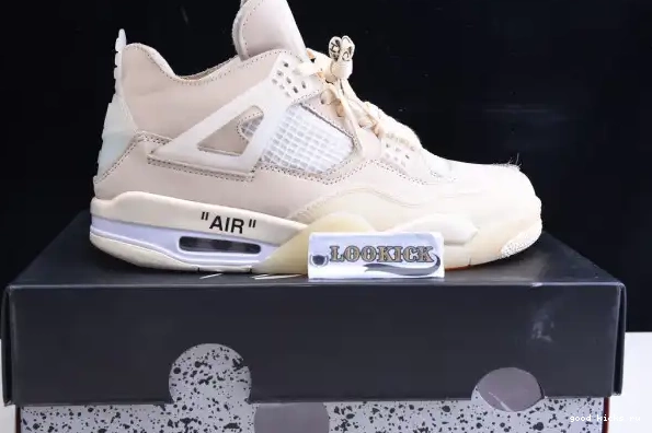 x Off-White CV9388-100 Jordan 4 Air Sail 0221