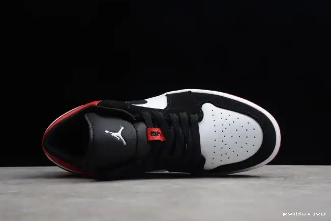 1 Low Jordan Air 553558-116 Black Toe 0217