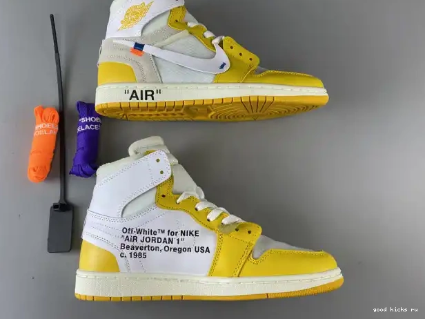 1 Yellow-Cone AQ0818-149 Dark Off-White White NRG Powder Air Jordan x 0207