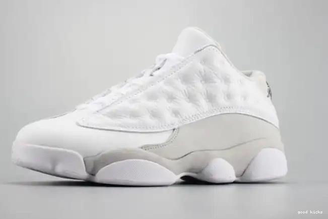 mens 13 Jordan Air Money LowPure white 310810-100 0213