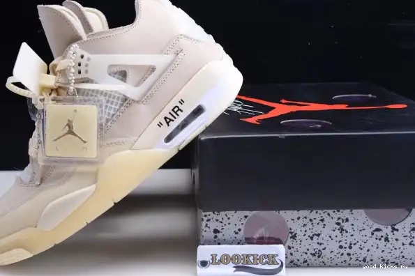 x Off-White CV9388-100 Jordan 4 Air Sail 0221