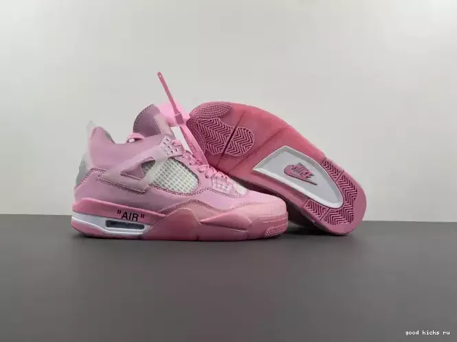 PINK OFF-WHITE X JORDAN 4 0207