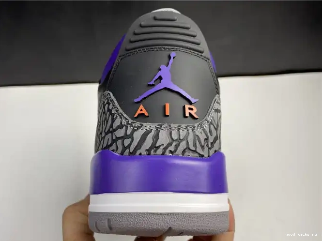 Black Court 3 Air Purple CT8532 Jordan 050 Retro 0207