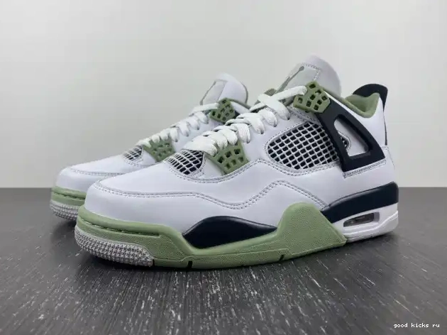 Air WMNS 4 AQ9129-103 Jordan Seafoam 0212