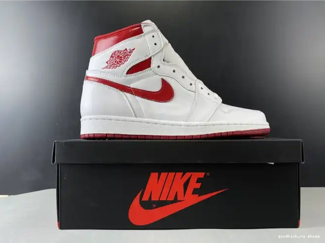 555088-103 Jordan 1 (2017) Retro Metallic Red Air 0223