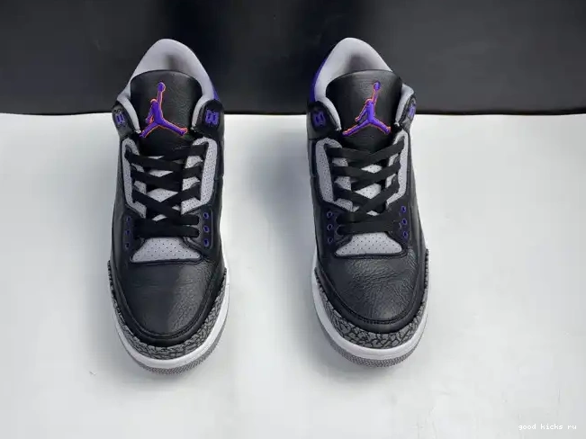 Black Court 3 Air Purple CT8532 Jordan 050 Retro 0207