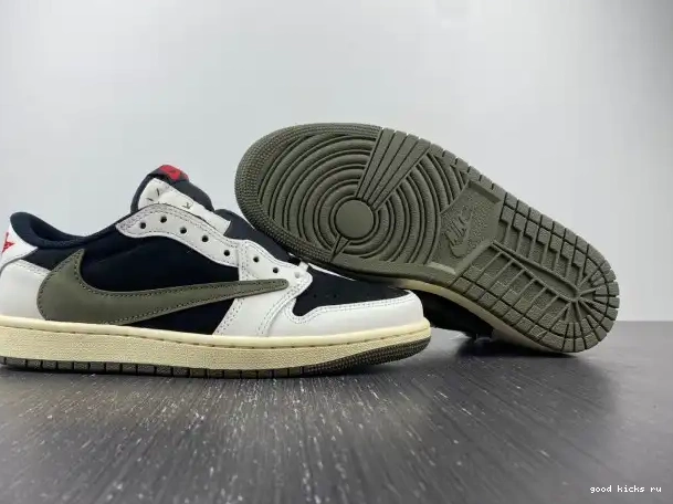 Low 1 WMNS Scott Travis Olive Jordan x OG DZ4137-106 Air 0224