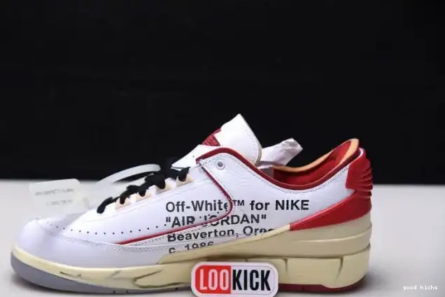 Retro Low DJ4375-106 Off-White 2 SP Jordan White Red 0210