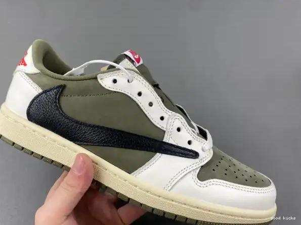 X MEDIUM DM7866-200 TRAVIS SCOTT 1 AIR OLIVE LOW JORDAN OG 0210