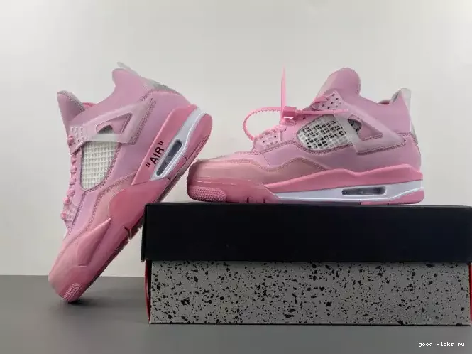 PINK OFF-WHITE X JORDAN 4 0207