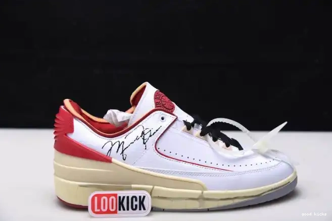 Retro Low DJ4375-106 Off-White 2 SP Jordan White Red 0210