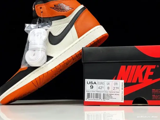 Retro High OG 1 Jordan Air Backboard555088-005 Shattered 0220