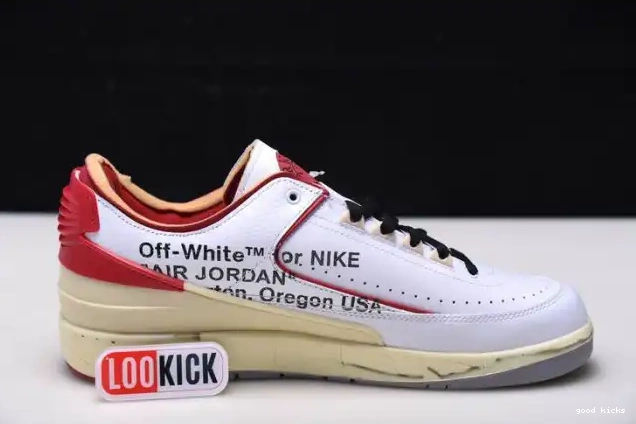 Retro Low DJ4375-106 Off-White 2 SP Jordan White Red 0210