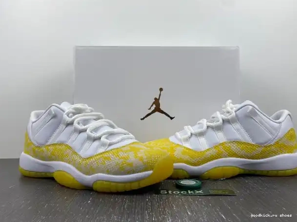 WMNS Low AH7860-107 Snakeskin Yellow Jordan Air 11 0215