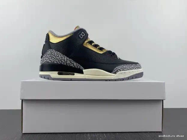 WMNS Air Gold CK9246-067 3 Jordan Black 0223