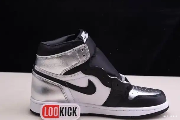 SILVER HIGH 1 OG WMNS JORDAN AIR CD0461-001 TOE 0219