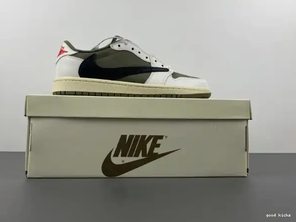 X MEDIUM DM7866-200 TRAVIS SCOTT 1 AIR OLIVE LOW JORDAN OG 0210