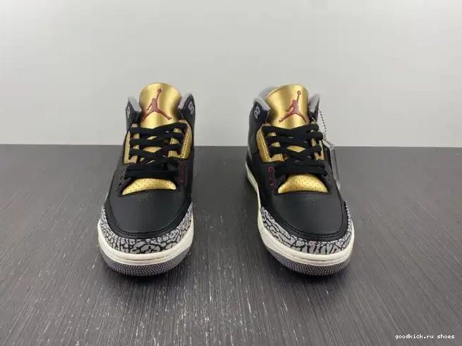 WMNS Air Gold CK9246-067 3 Jordan Black 0223