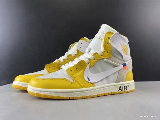 1 Yellow-Cone AQ0818-149 Dark Off-White White NRG Powder Air Jordan x 0207