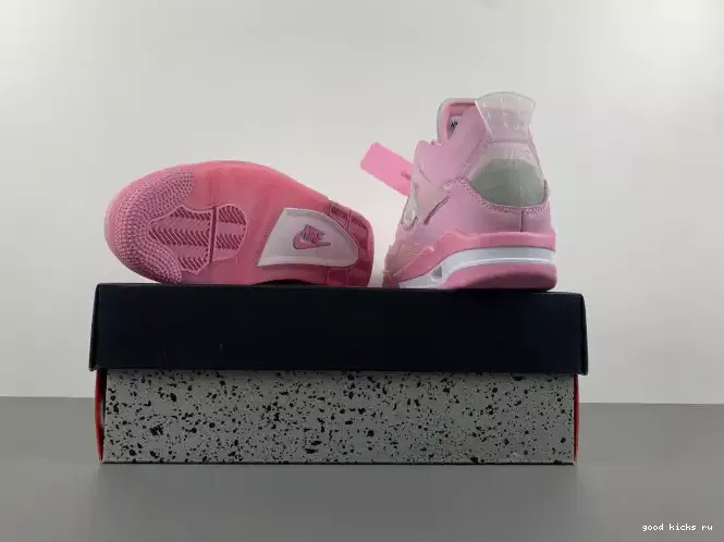 PINK OFF-WHITE X JORDAN 4 0207