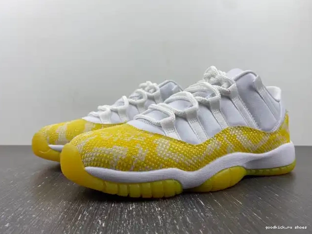 WMNS Low AH7860-107 Snakeskin Yellow Jordan Air 11 0215