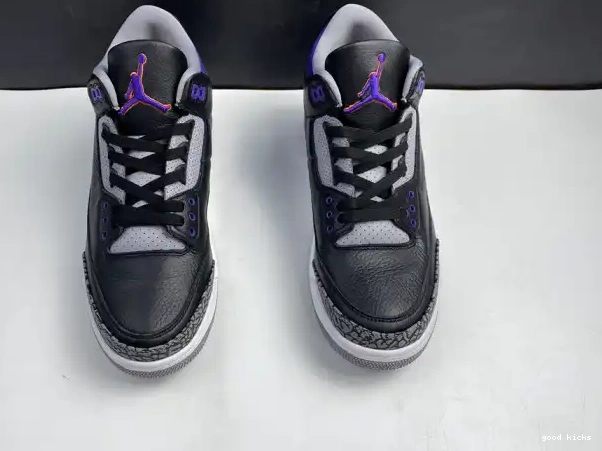 050 Black Retro Air CT8532 3 Purple Court Jordan 0213