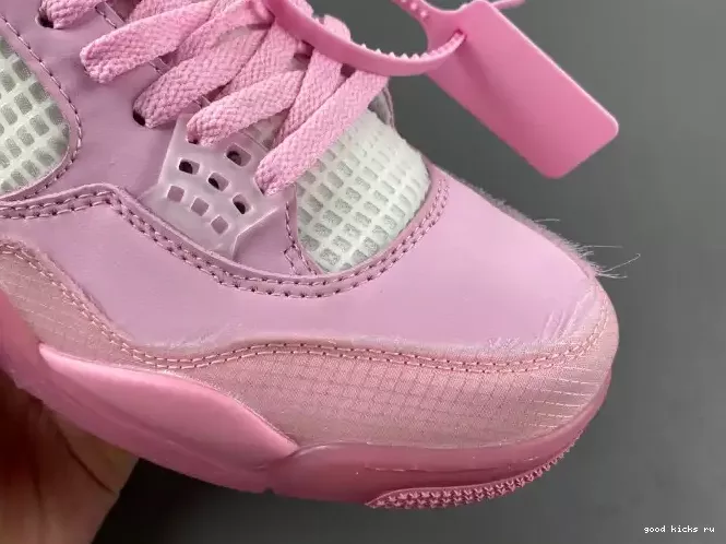 PINK OFF-WHITE X JORDAN 4 0207