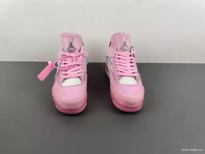 PINK OFF-WHITE X JORDAN 4 0207