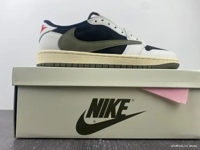 WMNS 1 Scott DZ4137-106 Olive OG Travis Air x Jordan Low 0218