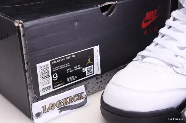 Retro DA1911-102 5 Red (2020) Tongue Silver Fire Jordan Air 0317