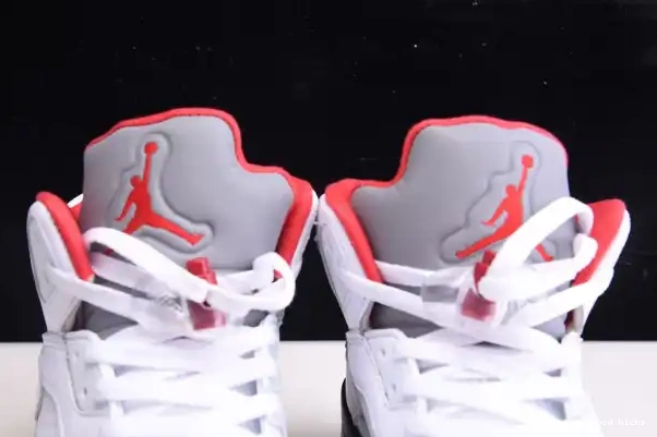 Retro DA1911-102 5 Red (2020) Tongue Silver Fire Jordan Air 0317