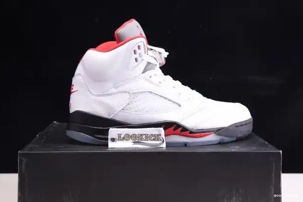 Retro DA1911-102 5 Red (2020) Tongue Silver Fire Jordan Air 0317
