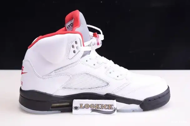 Retro DA1911-102 5 Red (2020) Tongue Silver Fire Jordan Air 0317