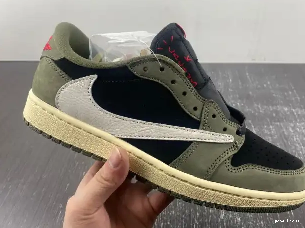 DM7866-002 OLIVE' X 1 AIR TRAVIS OG SP JORDAN LOW 'BLACK SCOTT 0319