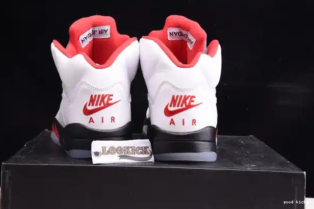Retro DA1911-102 5 Red (2020) Tongue Silver Fire Jordan Air 0317