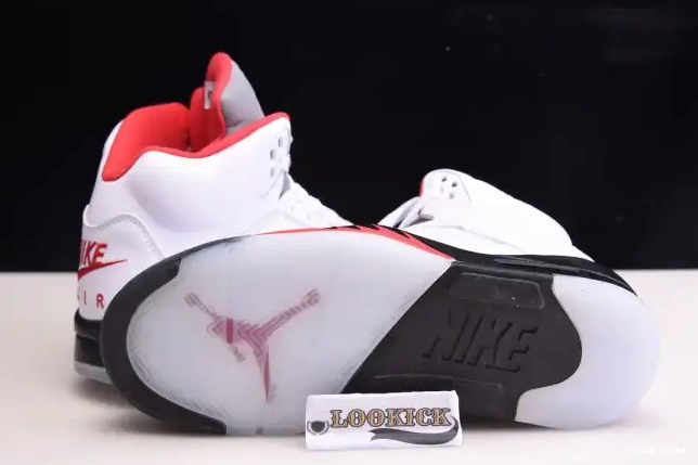 Retro DA1911-102 5 Red (2020) Tongue Silver Fire Jordan Air 0317