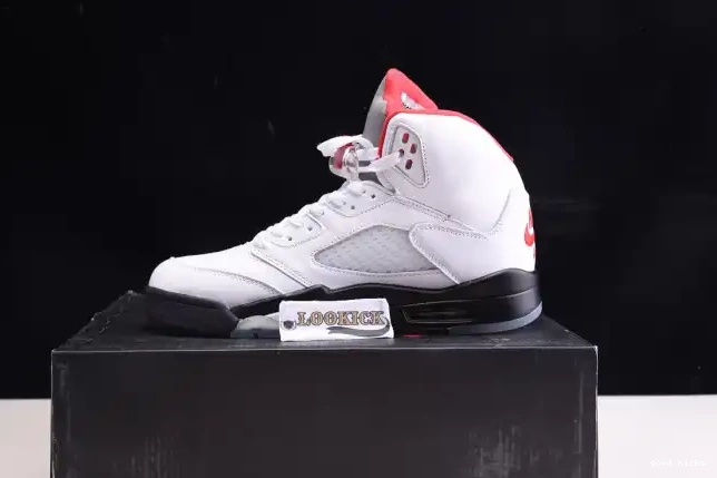 Retro DA1911-102 5 Red (2020) Tongue Silver Fire Jordan Air 0317